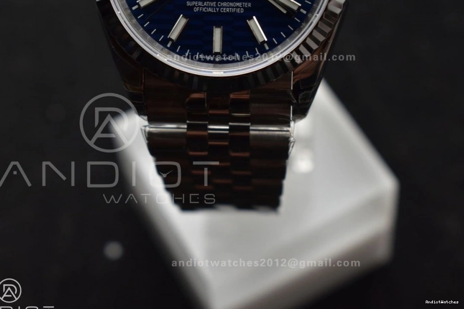 Checked Edition SS 1:1 36mm VS 583 904L Dial Bracelet on DateJust VSF Blue Best Jubilee 126234 EasyMatch 1225